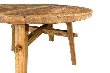 Farmhouse Round Dining Table - 1200