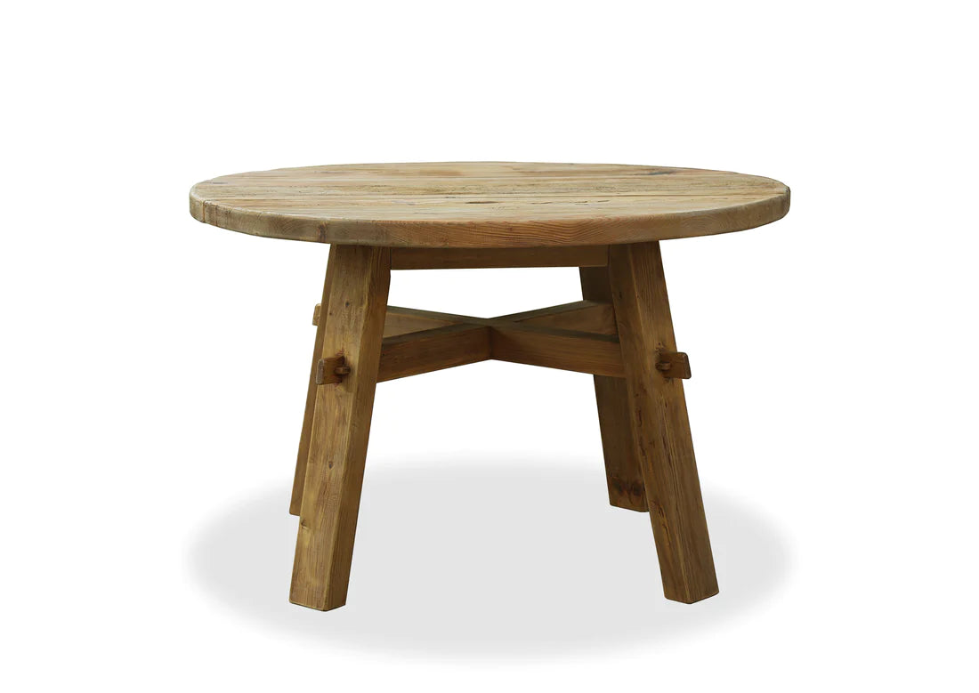 Farmhouse Round Dining Table - 1200