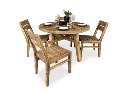 Farmhouse Round Dining Table - 1200