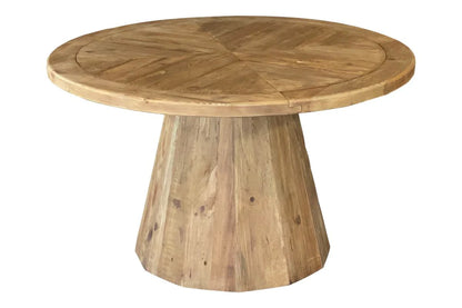 Farmhouse Round Pedestal Dining Table - 1300