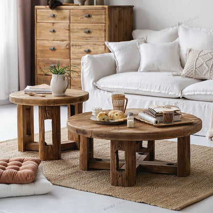 Farmhouse Side Table - Round