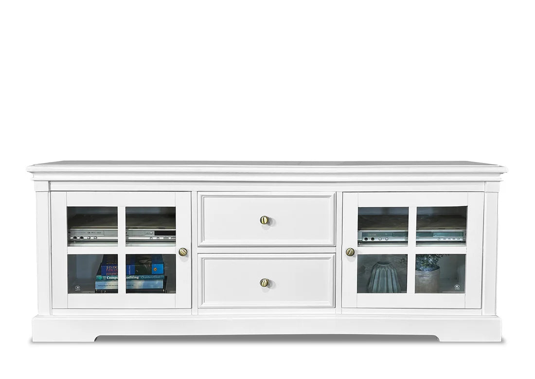 White Hamptons Tv Unit - 1500