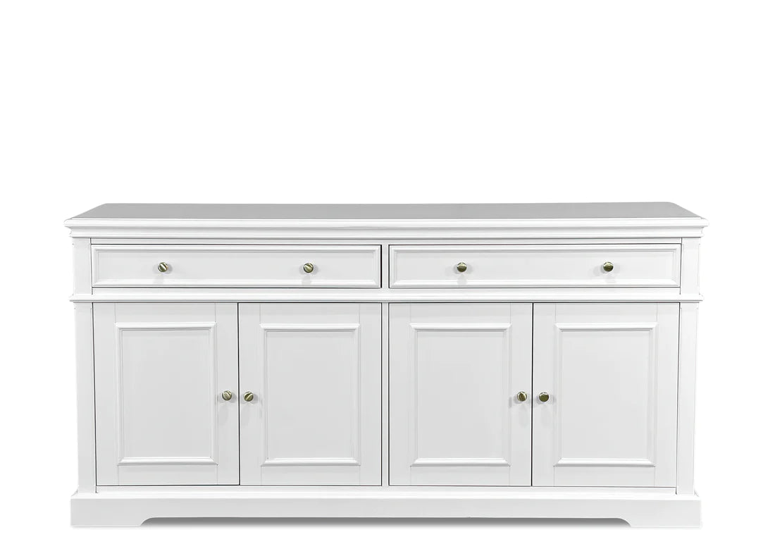 White Hamptons Buffet Unit