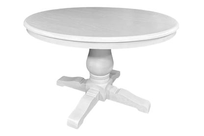 While Hamptons Round Dining Table - 1200