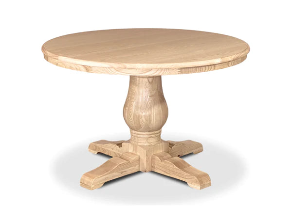 Blonde Oak Hamptons Round Dining Table - 1200