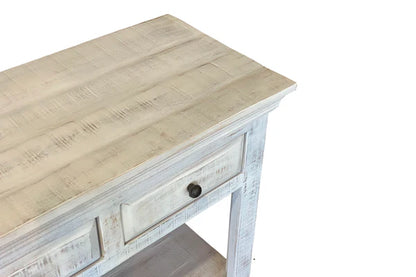 Java Console Table - White Wash