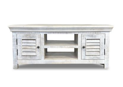 Java Corner Tv Unit - White Wash - 1200