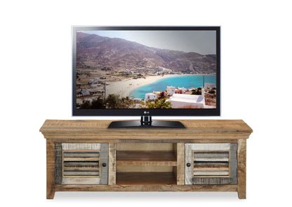 Java Tv Unit - Rustic Mango Worn Paint - 1450