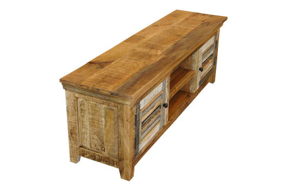 Java Tv Unit - Rustic Mango Worn Paint - 1450