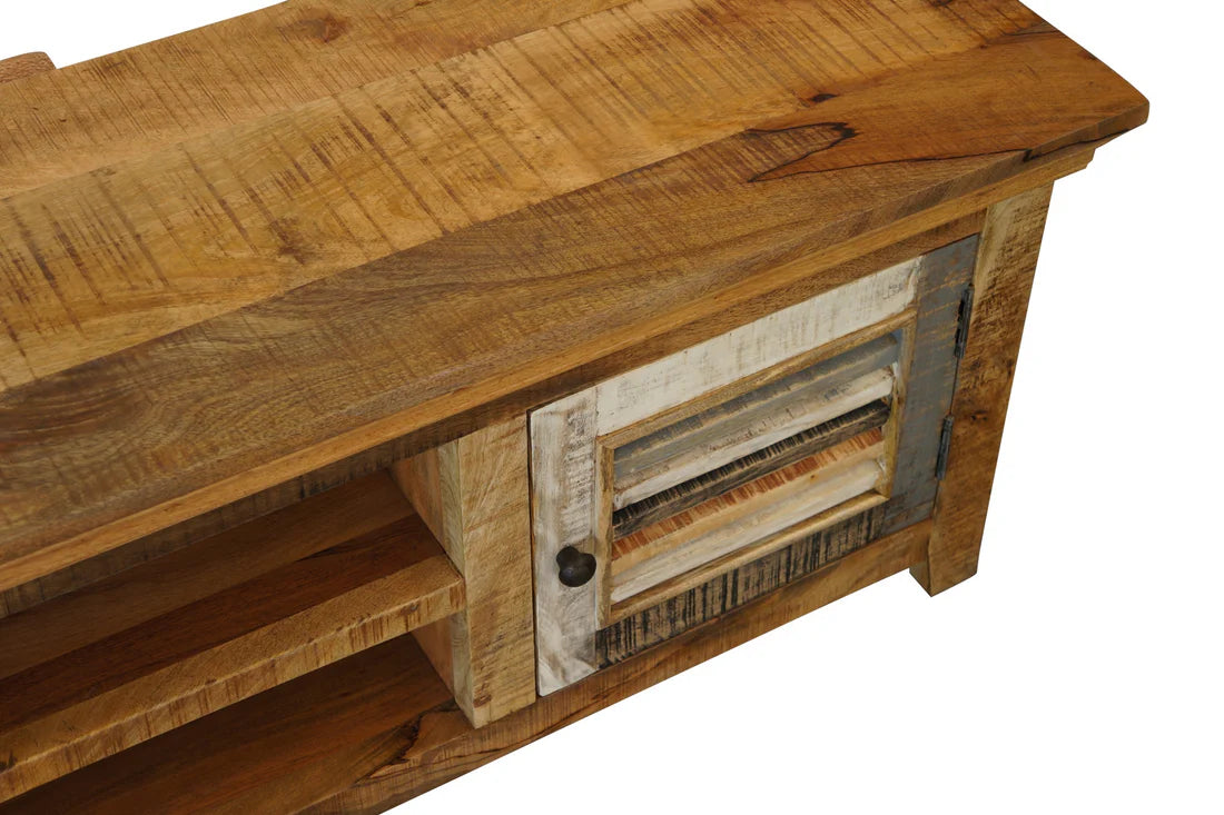 Java Tv Unit - Rustic Mango Worn Paint - 1450