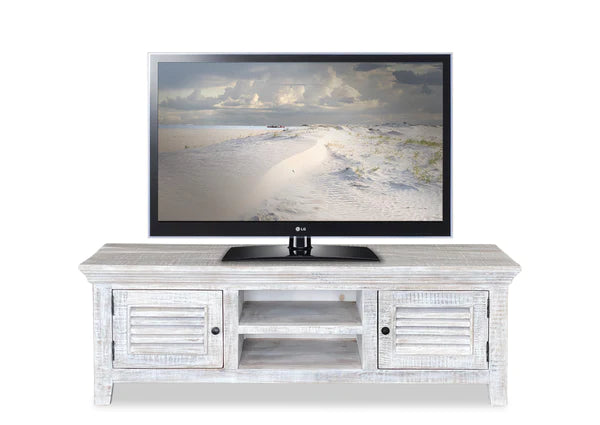 Java Tv Unit - White Wash - 1450