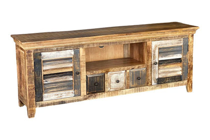 Java Tv Unit - Rustic Mango Worn Paint - 1690