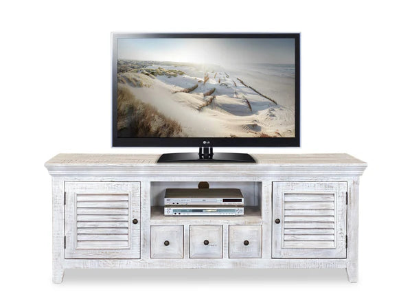 Java Tv Unit - White Wash - 1690