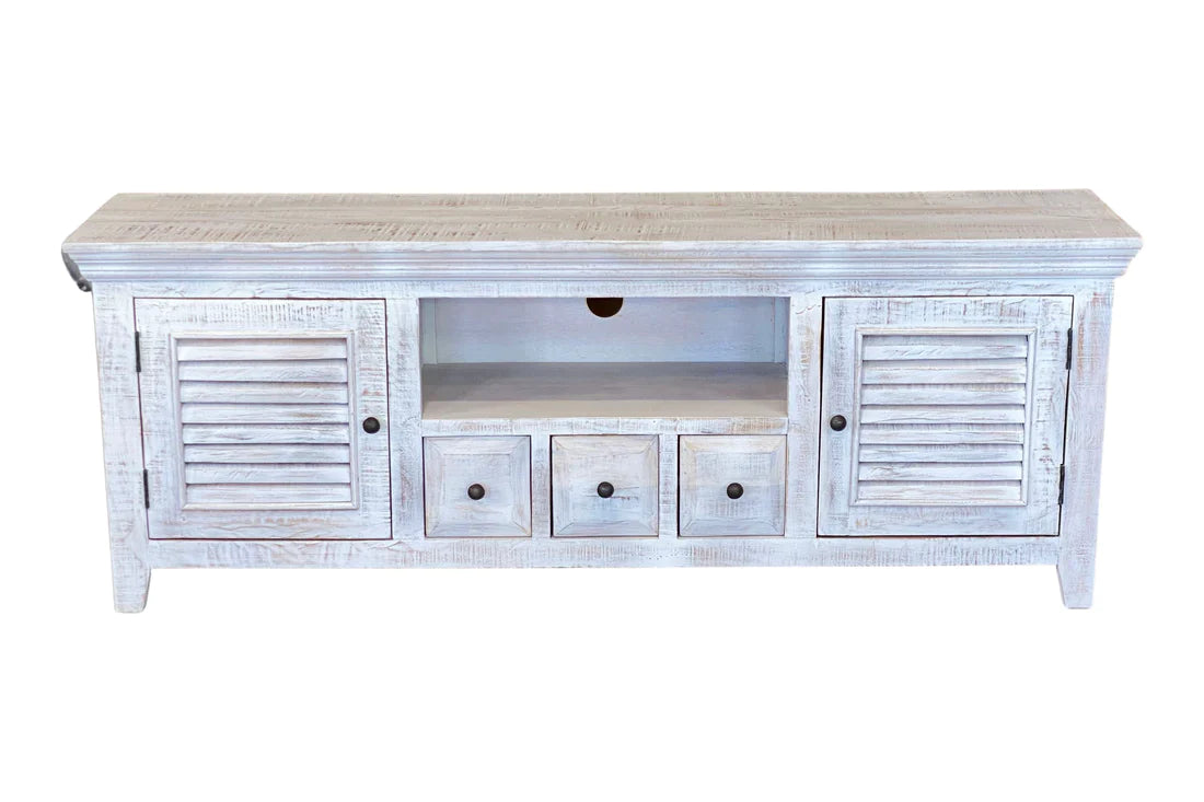 Java Tv Unit - White Wash - 1690