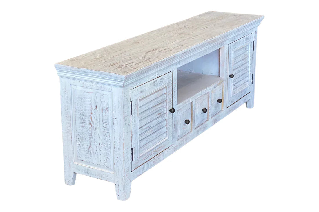 Java Tv Unit - White Wash - 1690