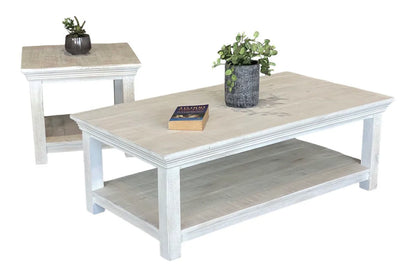 Java Coffee Table - White Wash