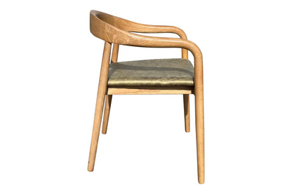 Kyoto Dining Chair - Blonde Oak & Olive