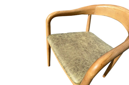 Kyoto Dining Chair - Blonde Oak & Olive