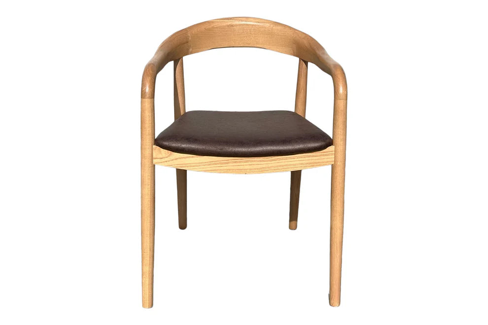 Kyoto Dining Chair - Blonde Oak & Chocolate