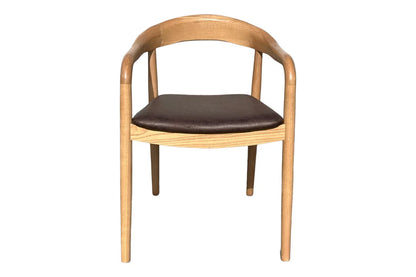 Kyoto Dining Chair - Blonde Oak & Chocolate