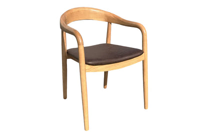 Kyoto Dining Chair - Blonde Oak & Chocolate