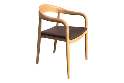 Kyoto Dining Chair - Blonde Oak & Chocolate