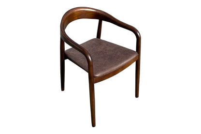 Kyoto Dining Chair - Walnut & Chocolate