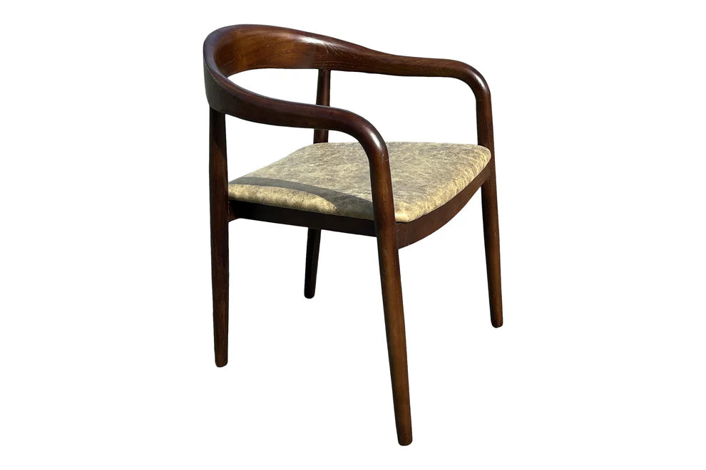 Kyoto Dining Chair - Walnut & Olive