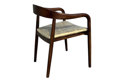 Kyoto Dining Chair - Walnut & Olive