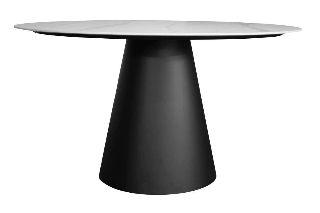 Manhattan Round Dining Table - Stone - 1350