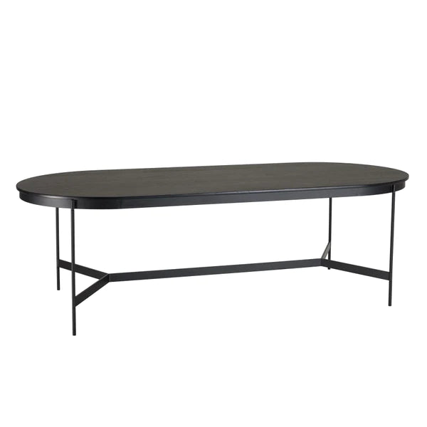 Manhattan Dining Table - Black - 2400