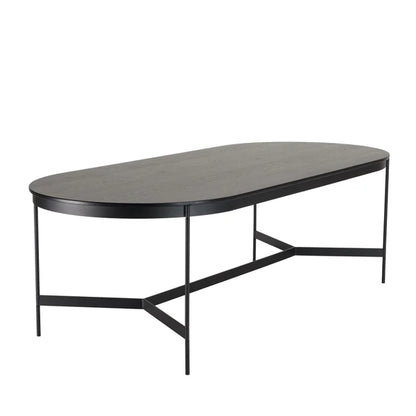 Manhattan Dining Table - Black - 2400