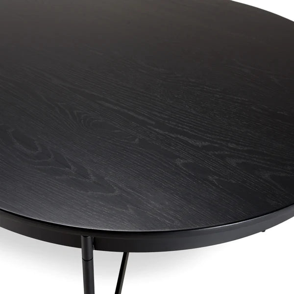 Manhattan Dining Table - Black - 2400