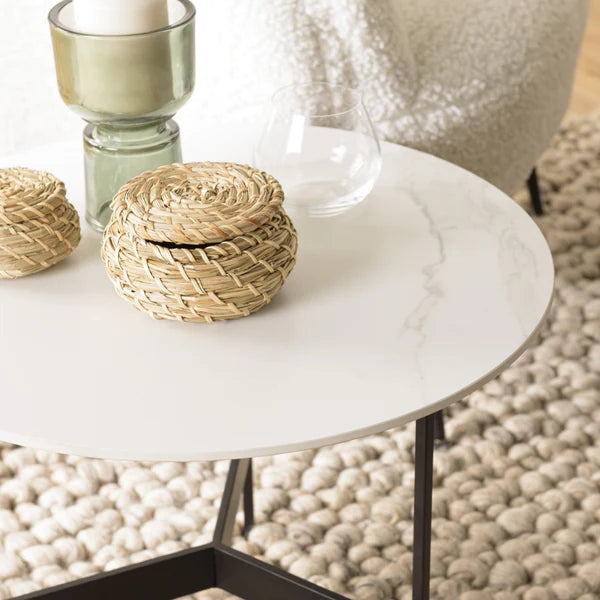 Manhattan Side Table - Stone - Short