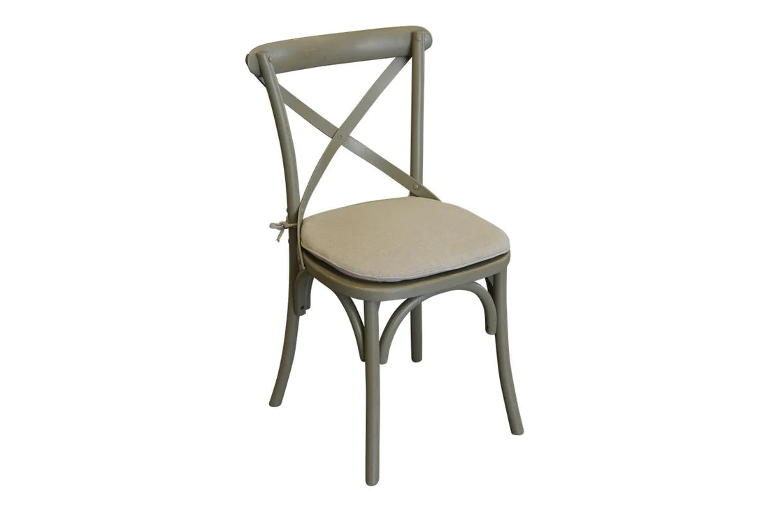 Paris Dining Chair Cushion - Steel