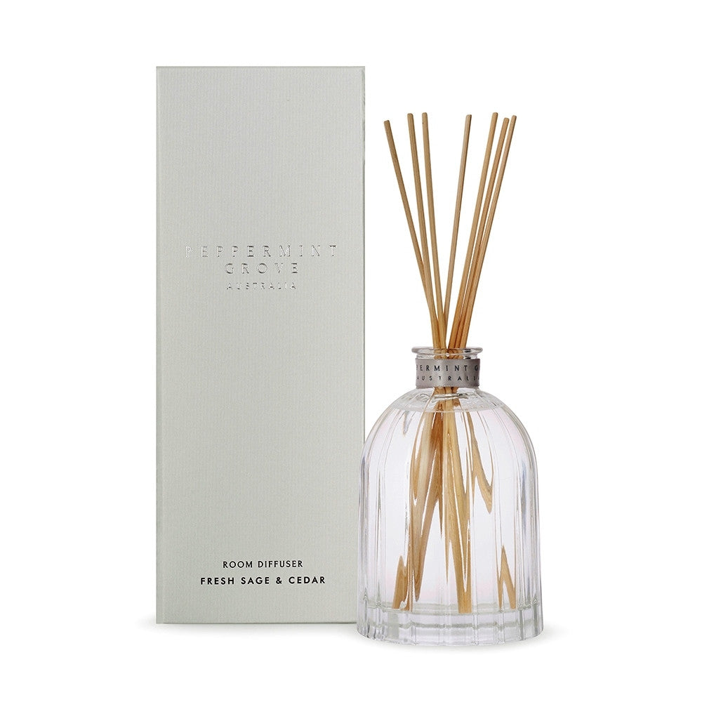 Peppermint Grove - Fresh Sage And Cedar Fragrance Diffuser 350ml