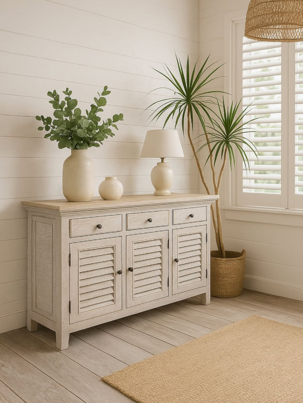 Java Buffet Unit - White Wash