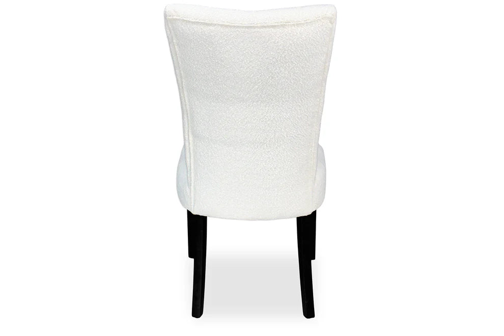 Waterloo Dining Chair - Black Hamptons & Boucle