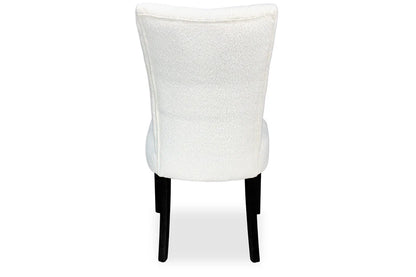 Waterloo Dining Chair - Black Hamptons & Boucle