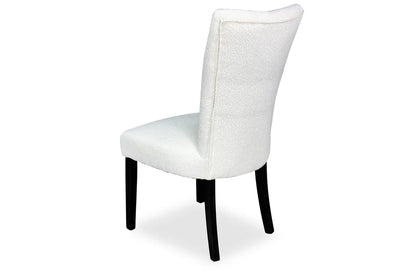 Waterloo Dining Chair - Black Hamptons & Boucle