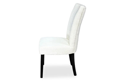 Waterloo Dining Chair - Black Hamptons & Boucle