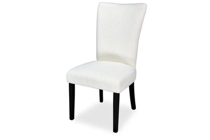 Waterloo Dining Chair - Black Hamptons & Boucle