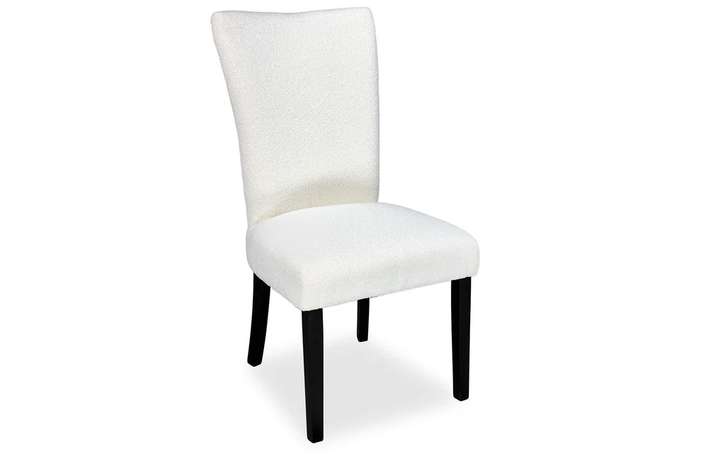 Waterloo Dining Chair - Black Hamptons & Boucle