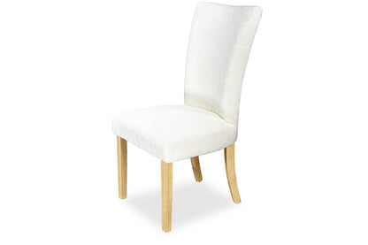 Waterloo Dining Chair - Oak & Boucle