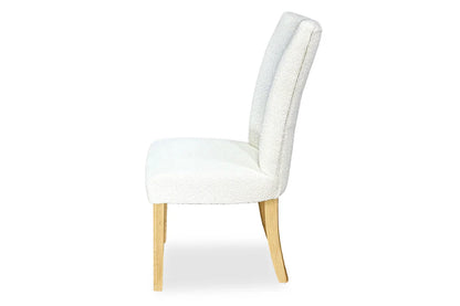 Waterloo Dining Chair - Oak & Boucle