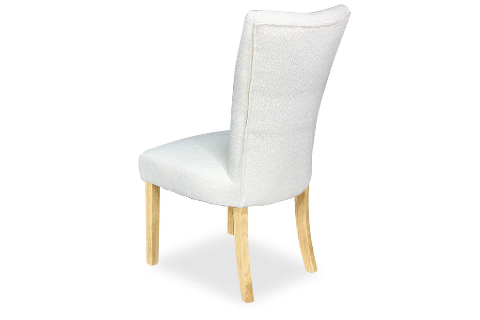 Waterloo Dining Chair - Oak & Boucle