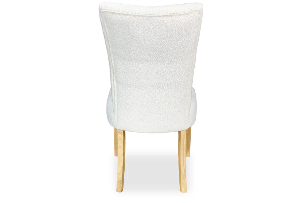 Waterloo Dining Chair - Oak & Boucle