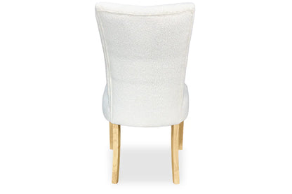 Waterloo Dining Chair - Oak & Boucle