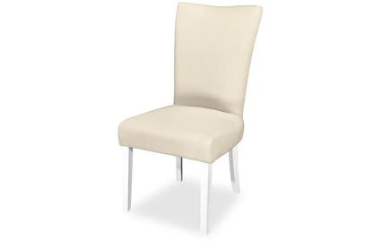 Waterloo Dining Chair - White Hamptons & Natural