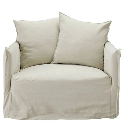 Whitsunday Linen 1.5 Seater Armchair Cover